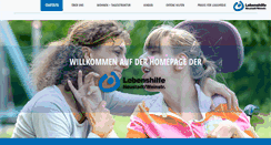 Desktop Screenshot of lebenshilfe-nw.de